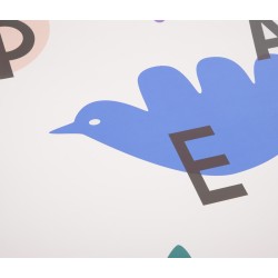 Póster Peace - Naranja