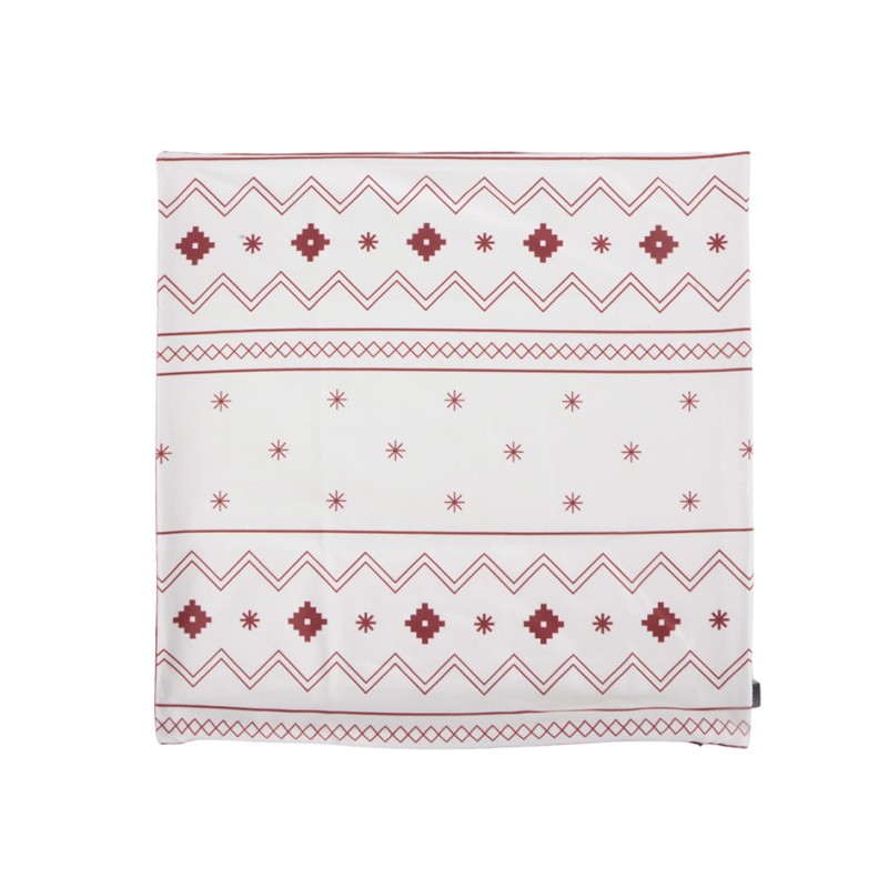 Funda de cojín de terciopelo 45 x 45 cm Noel - Vino