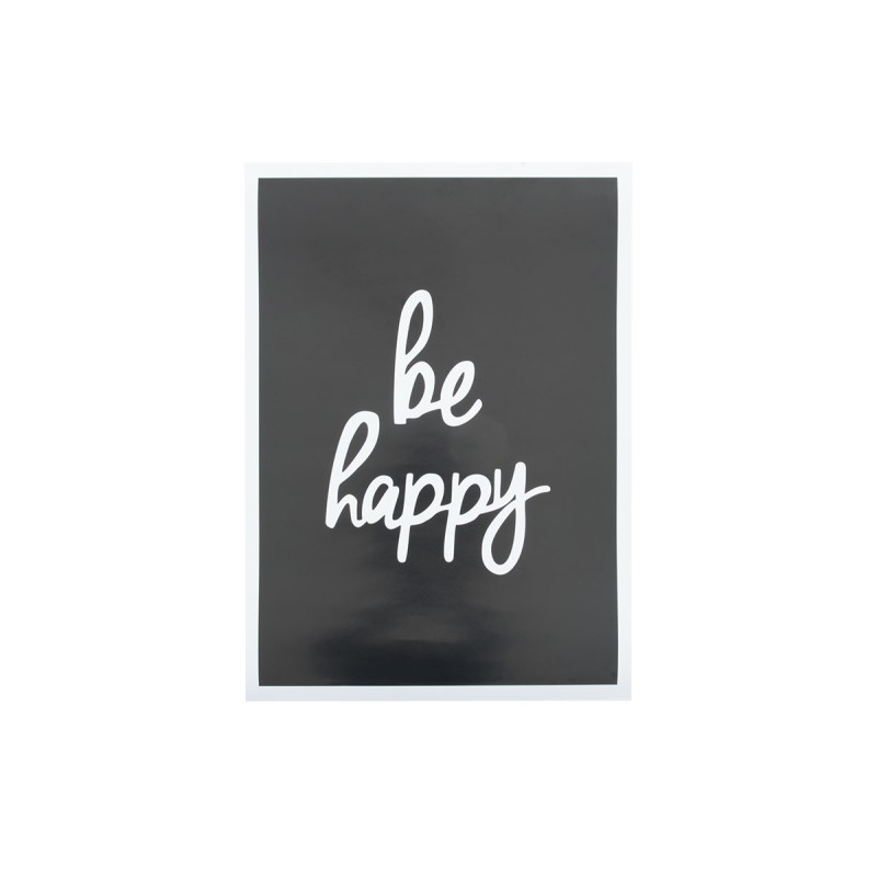 Póster Happy - Negro