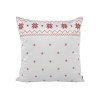 Funda de cojín de terciopelo 45 x 45 cm Natal - Vino