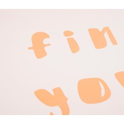 Póster Fire - Rosa claro