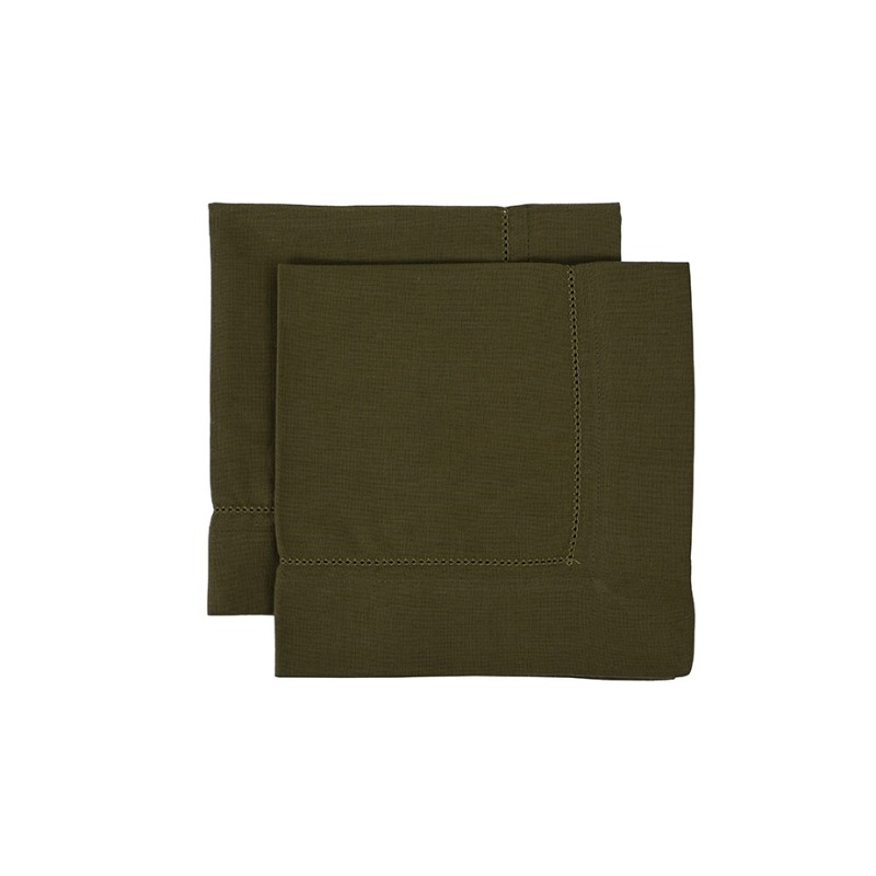Pack 2 servilletas individuales 45 x 45 cm Yule - Verde