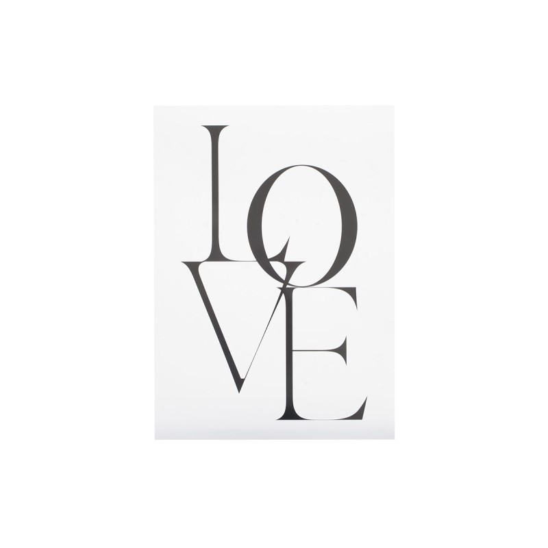 Póster Love - Blanco