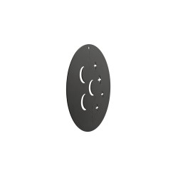 Colgante decorativo Belut - Negro