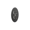 Colgante decorativo Belut - Negro