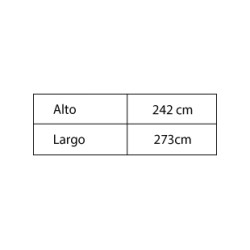 Duvet Dima king size - Blanco
