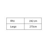 Duvet Dima king size - Blanco