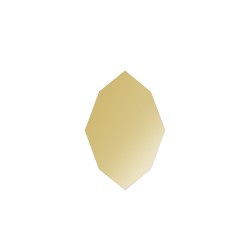 Espejo de pared Emotl - Dorado