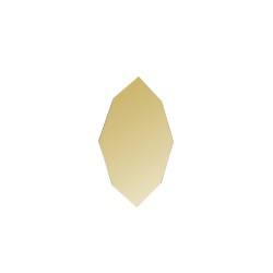Espejo de pared Emotl - Dorado