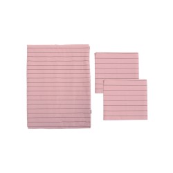 Juego para duvet algodón Raita king size - Rosa