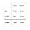 Juego de 2 estrellas Juana - Negro