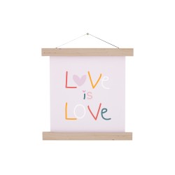Póster Love 30x30 cm - Multicolor