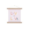 Póster Love 30x30 cm - Multicolor