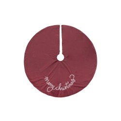 Pie de árbol bordado 122 cm Merry - Vino