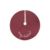 Pie de árbol bordado 122 cm Merry - Vino