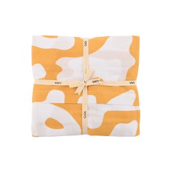 Funda para duvet Paraíso king size - Mostaza