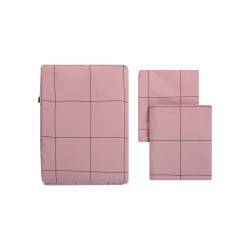 Juego para duvet algodón Zula king size - Rosa