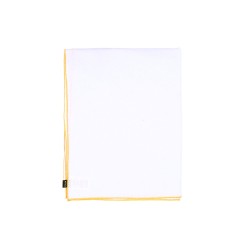 Mantel de mesa Paz - Blanco con dorado