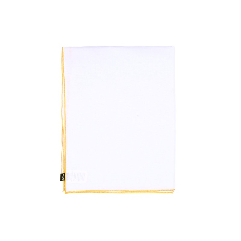 Mantel de mesa Paz - Blanco con dorado