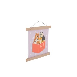 Póster Animalitos 30x30 cm - Multicolor