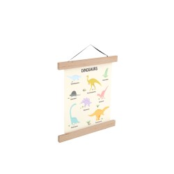 Póster Dinos 30x30 cm - Multicolor