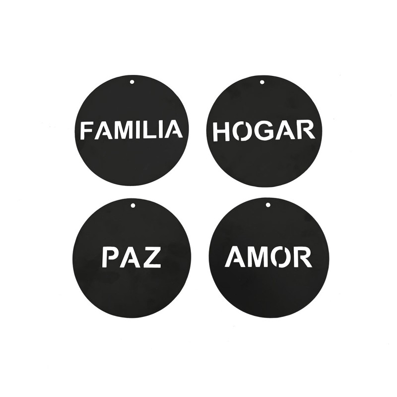Colgante decorativo Parel - Negro