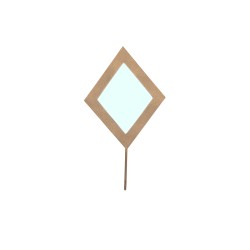 Perchero decorativo Sombel - Dorado
