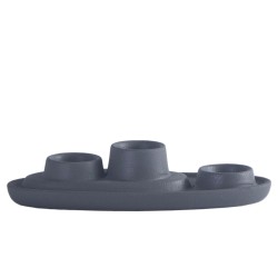 Portavelas Ledel - Gris