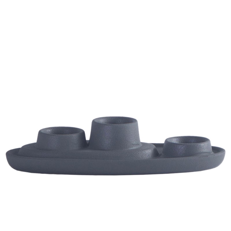 Portavelas Ledel - Gris