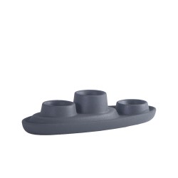 Portavelas Ledel - Gris
