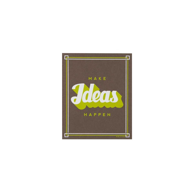 Impresión Make ideas happen 20x25 - Verde