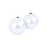 Set de 2 esferas 15 cm Claus - Plata