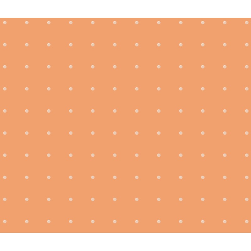 Papel tapiz Dots 130x250cm - Naranja