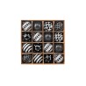 Esferas decorativas Karamel - Negro con blanco