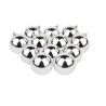 Juego de 12 esferas Caramelo 8 cm - Plata