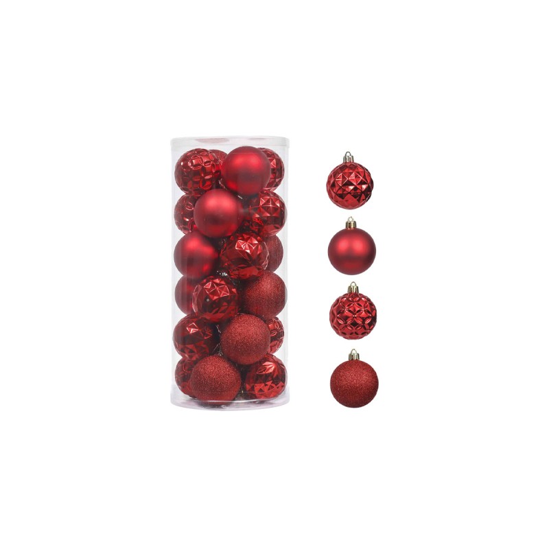 Esferas navideñas Carmi - Rojo
