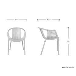 Silla Quito - Gris claro