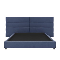 Cama Nova Queen size - Azul marino