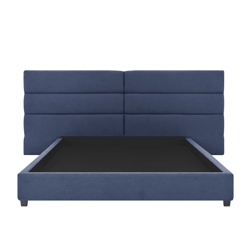 Cama Nova Queen size - Azul marino