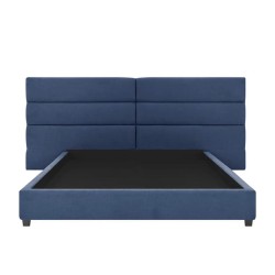 Cama Nova Queen size - Azul marino