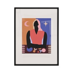 Cuadro 63 x 83 cm Pensamientos - Negro