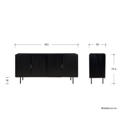 Credenza Romi - Negro