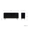 Credenza Romi - Negro