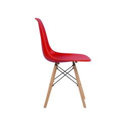 Silla réplica Eames - Rojo