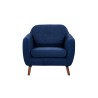 Sillón San Blas pata nogal - Azul