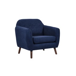 Sillón San Blas pata nogal - Azul