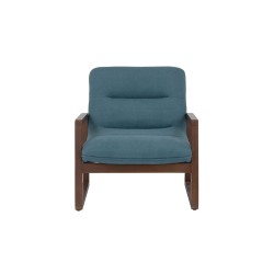 Sillón Lys nogal - Verde