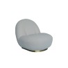 Sillón Taboada base dorada - Taupe