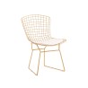 Silla Bertoia réplica dorado - Blanco